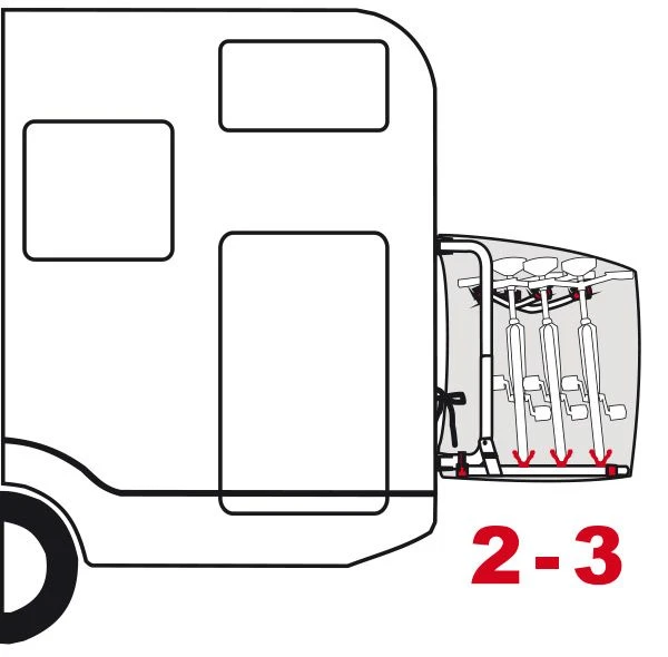 Fiamma Bike Cover S - 2/3 Bikes - Image 2