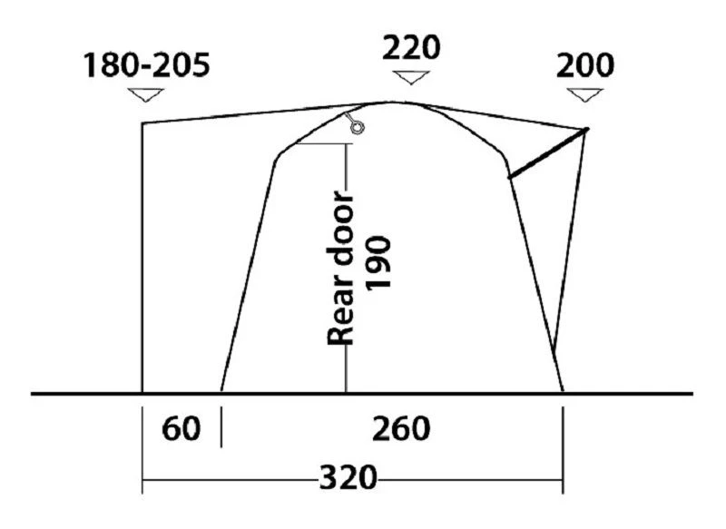 Outwell Milestone Shade Drive Away Awning - Image 10
