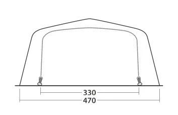 Outwell Wood Lake 7ATC Air Tent - Image 3
