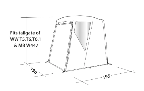 Easy Camp Crowford Tailgate Awning - Image 9