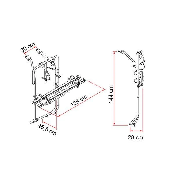 Fiamma Carry-Bike VW T5 Aluminium - Image 2