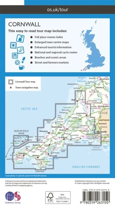 Cornwall OS Tour Map 1 - Image 2