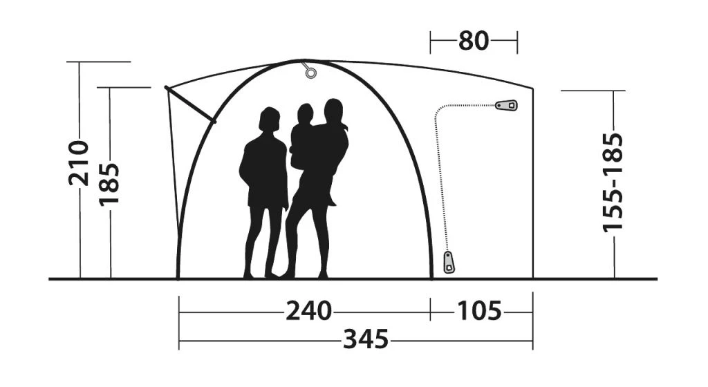 Outwell Beachcrest Driveaway Awning - Image 6
