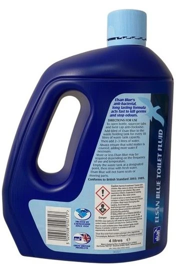 Elsan Blue 4 Ltr Perfumed Toilet Fluid - Image 2