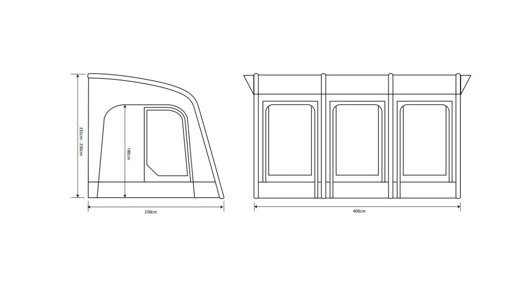 Outdoor Revolution Sportlite Air 400 Awning - Image 13