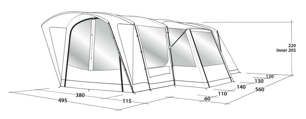 Outwell Montana 6PE Tent - Image 4