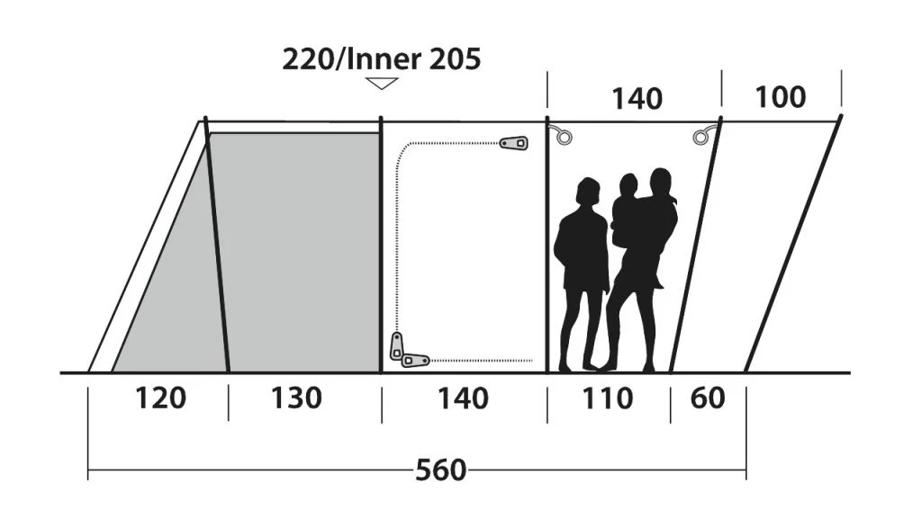 Outwell Montana 6PE Tent - Image 5