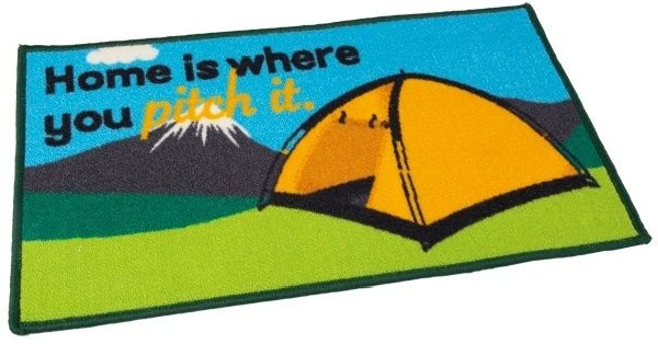 Quest Washable 'Home Is Where You Pitch It' Mat - Image 2