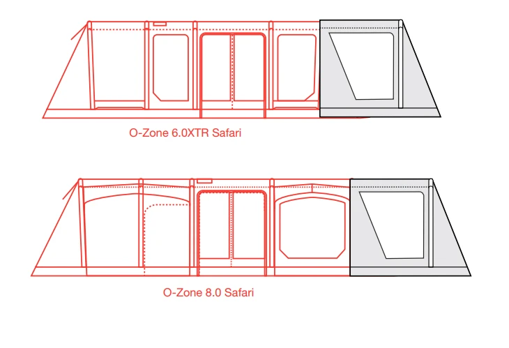 Outdoor Revolution Ozone Safari Front Porch Extension - Image 10