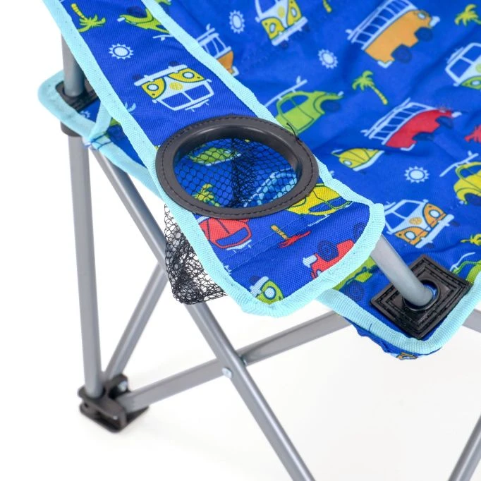 Volkswagen Kids Blue Camping Chair - Image 4