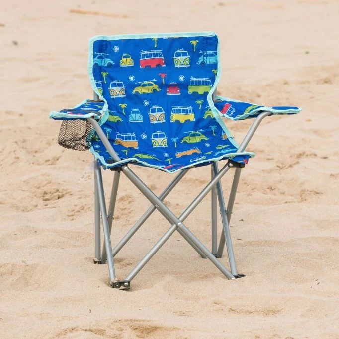 Volkswagen Kids Blue Camping Chair - Image 6