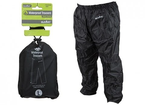 Summit Waterproof Trousers In Pouch - Image 2